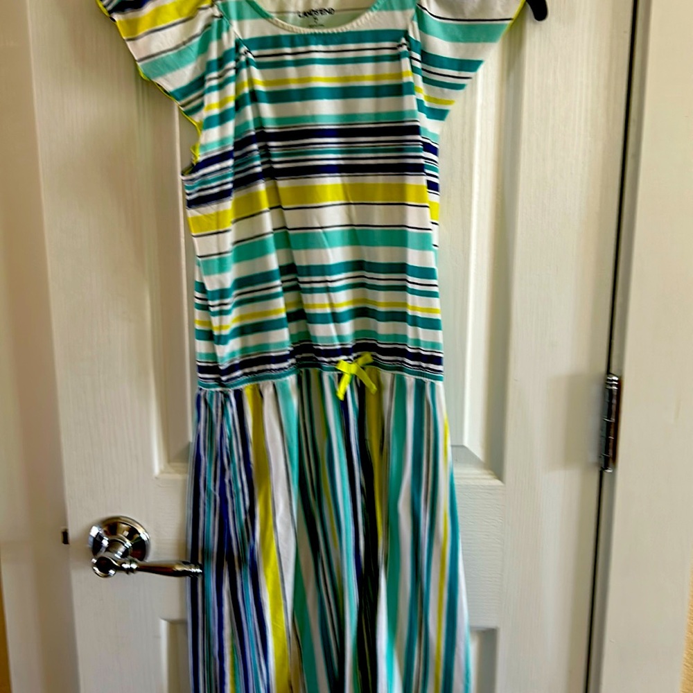 Lands End Girls Summer Dress XL